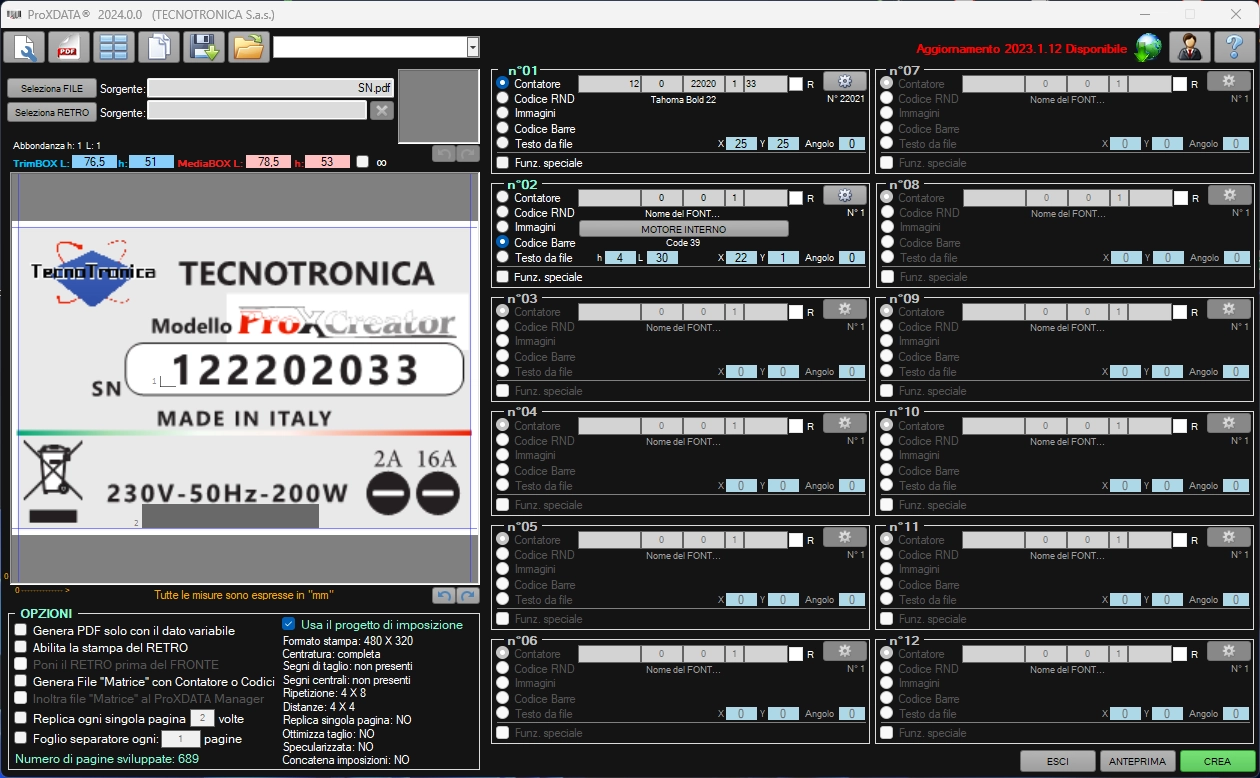 Sfondo ProXDATA