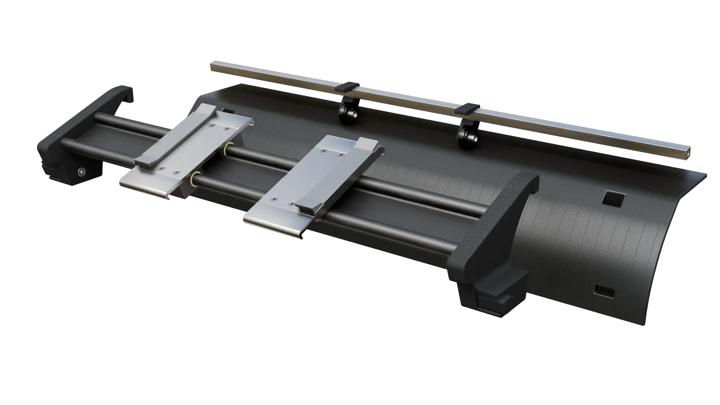 Innesto e bloccaggio automatico di ALX sul plotter